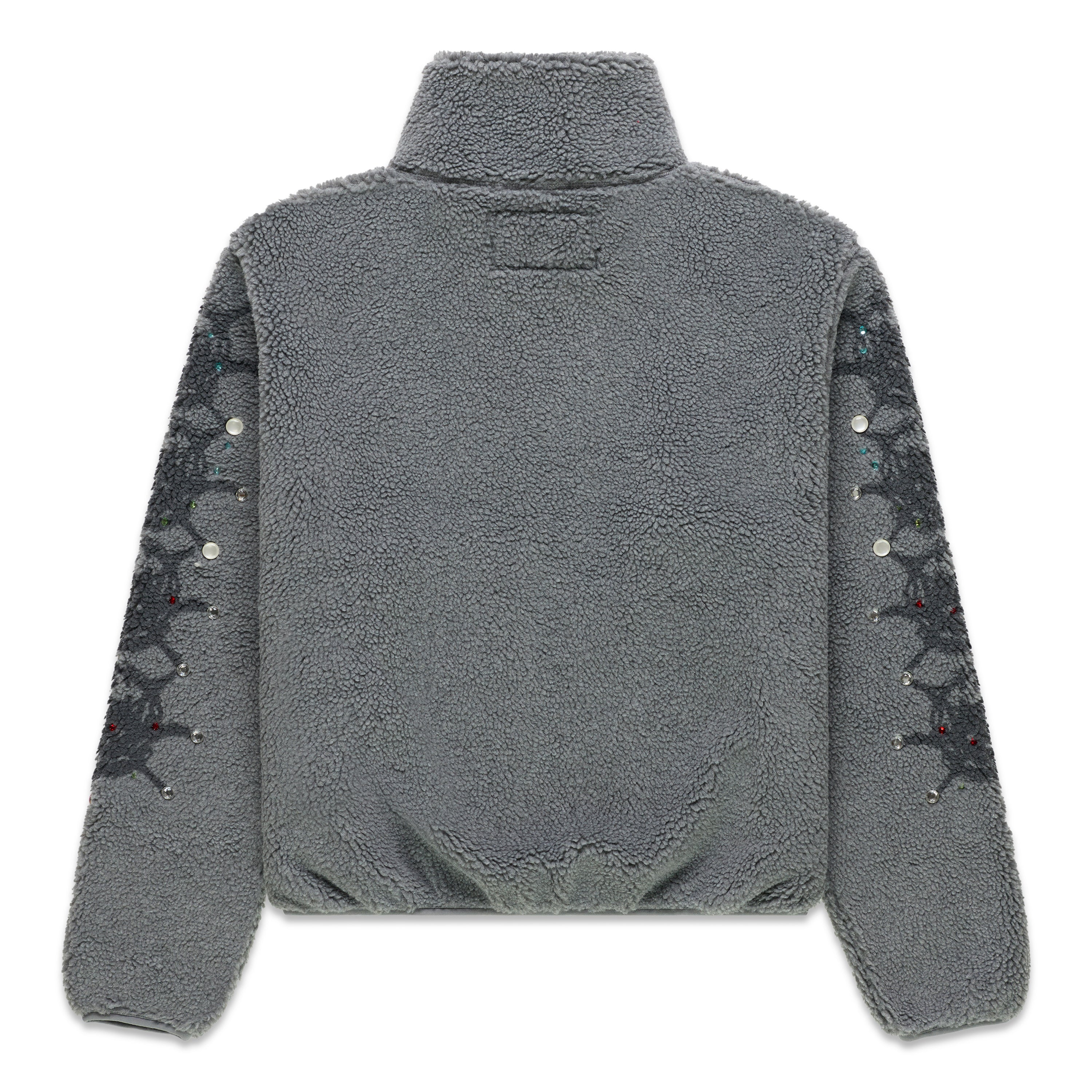 【新品】Facade Teddy zip sweater 3-4Y Stone Harrison Quarter Zip Jumper - Grey Melange – The Frankie Shop