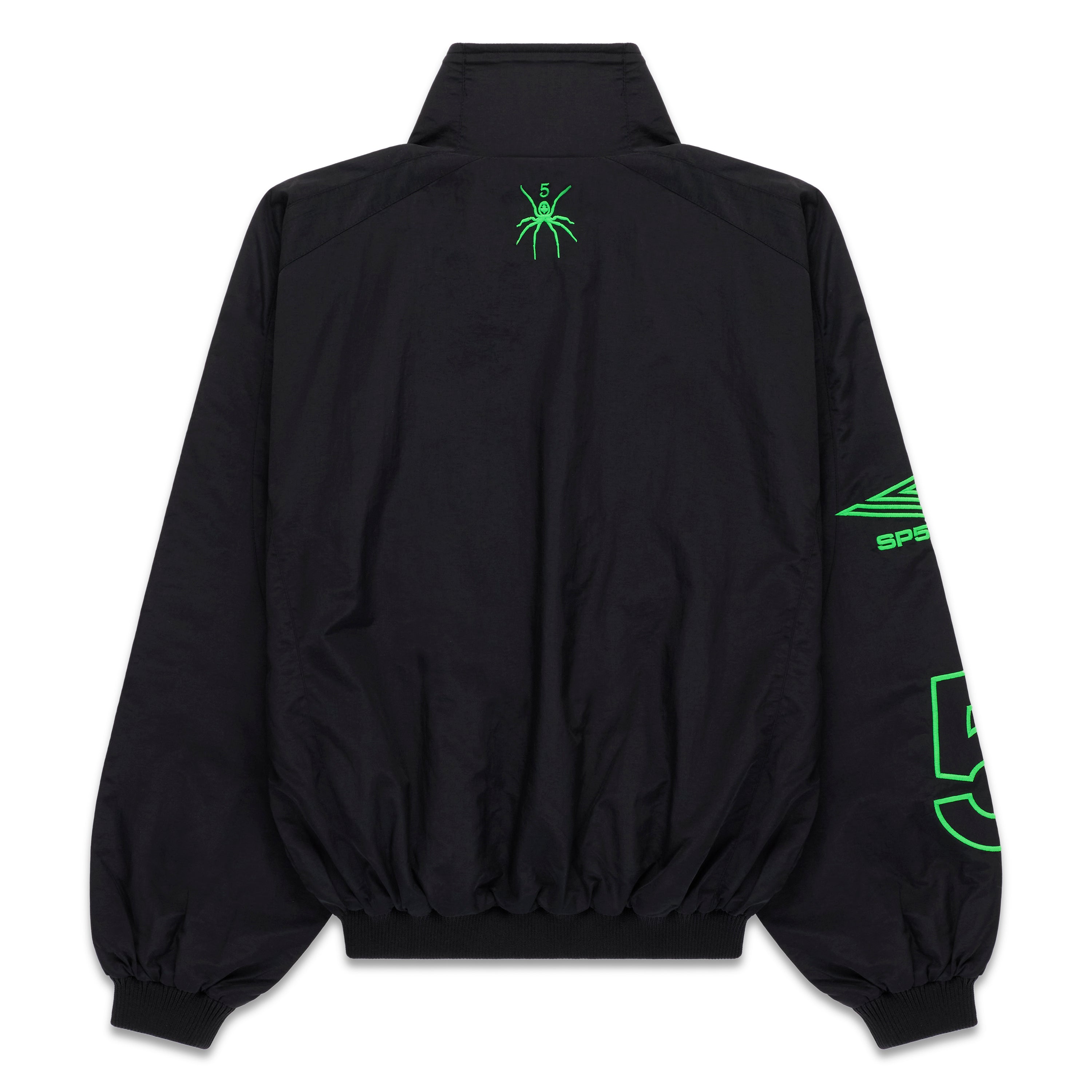 BLACK SCRIPT WARM UP JACKET | SP5DER | KING SPIDER