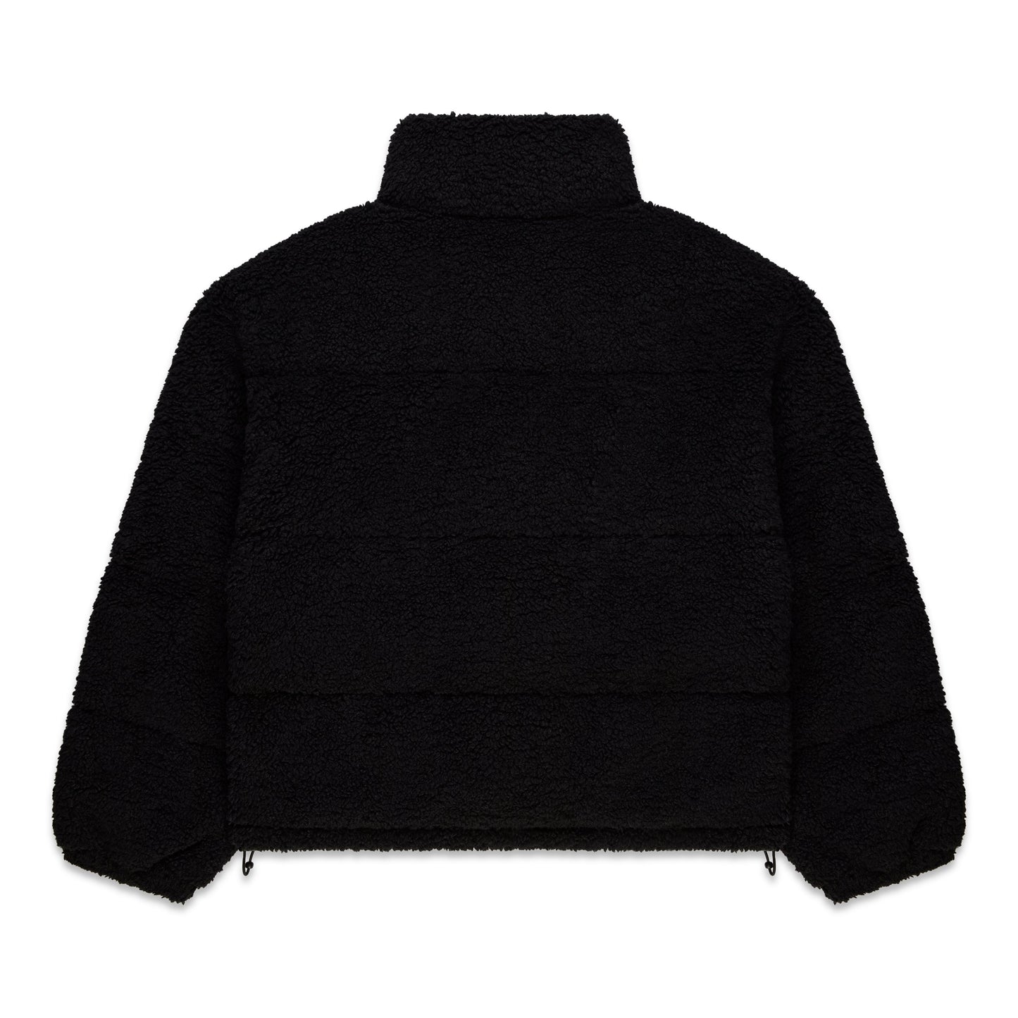BLACK SHERPA PUFFER JACKET