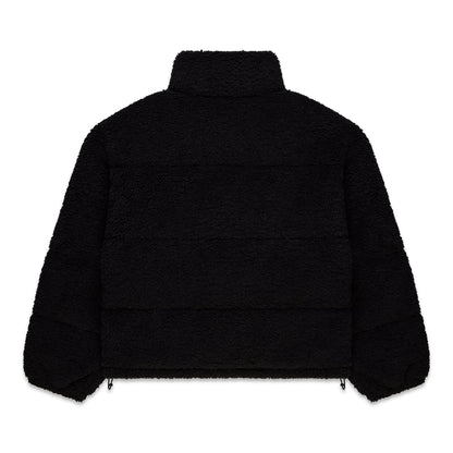 BLACK SHERPA PUFFER JACKET