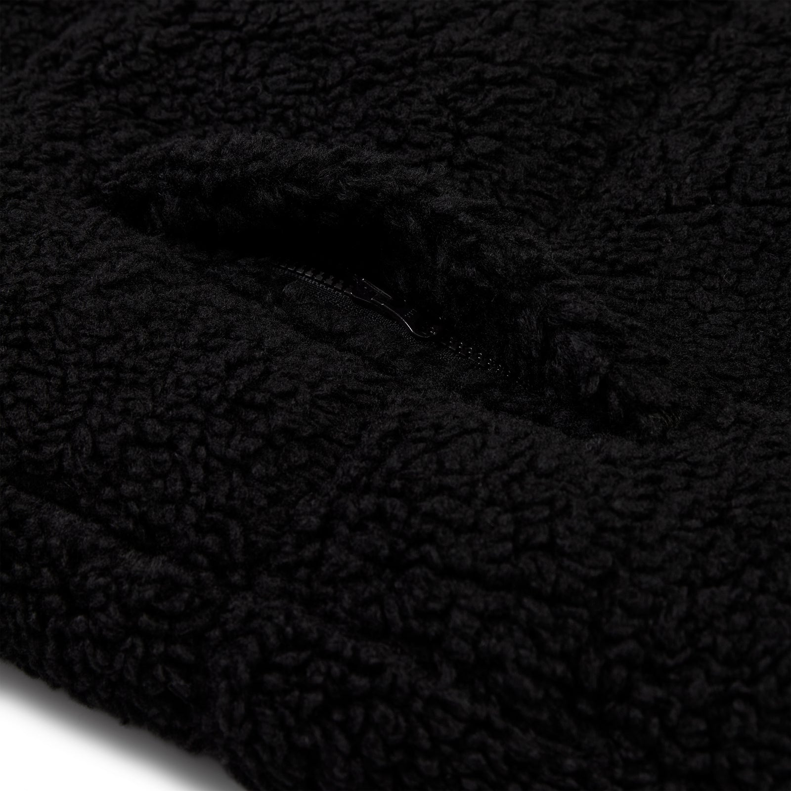 BLACK SHERPA PUFFER JACKET