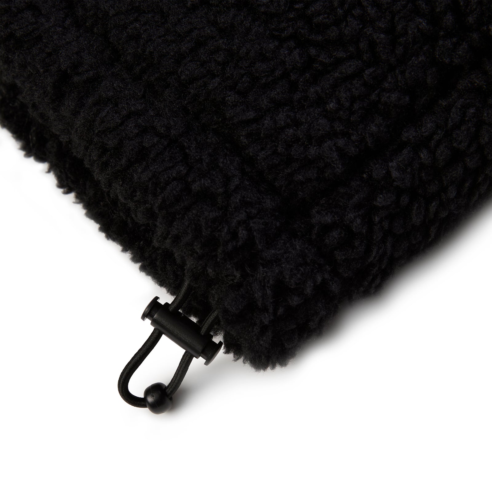 BLACK SHERPA PUFFER JACKET