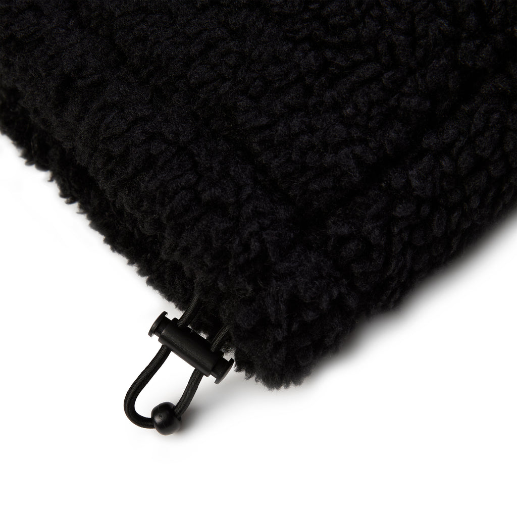 BLACK SHERPA PUFFER JACKET