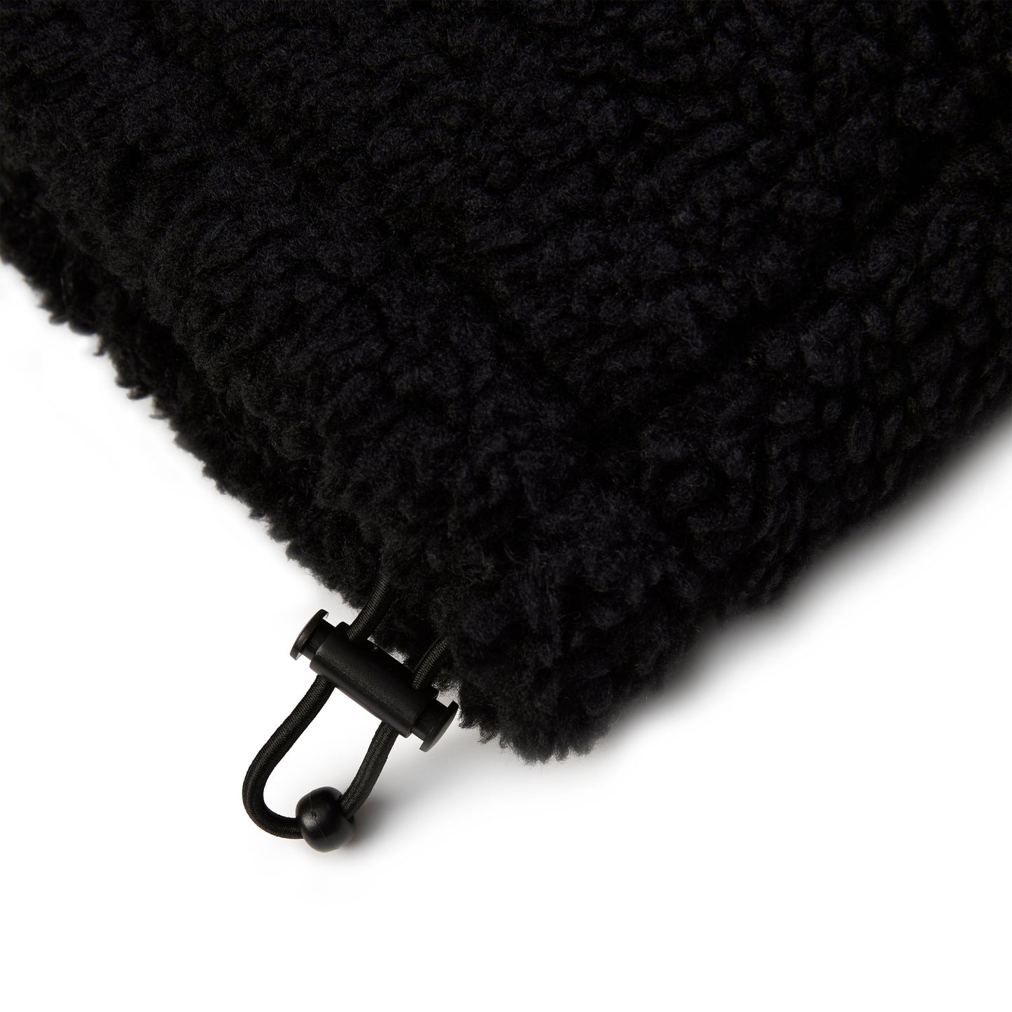 BLACK SHERPA PUFFER JACKET