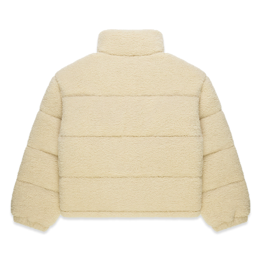 CREAM SHERPA PUFFER JACKET