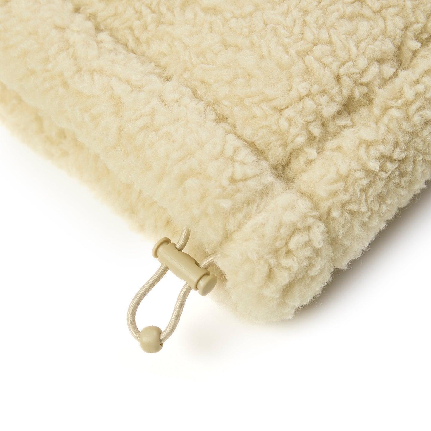 CREAM SHERPA PUFFER JACKET
