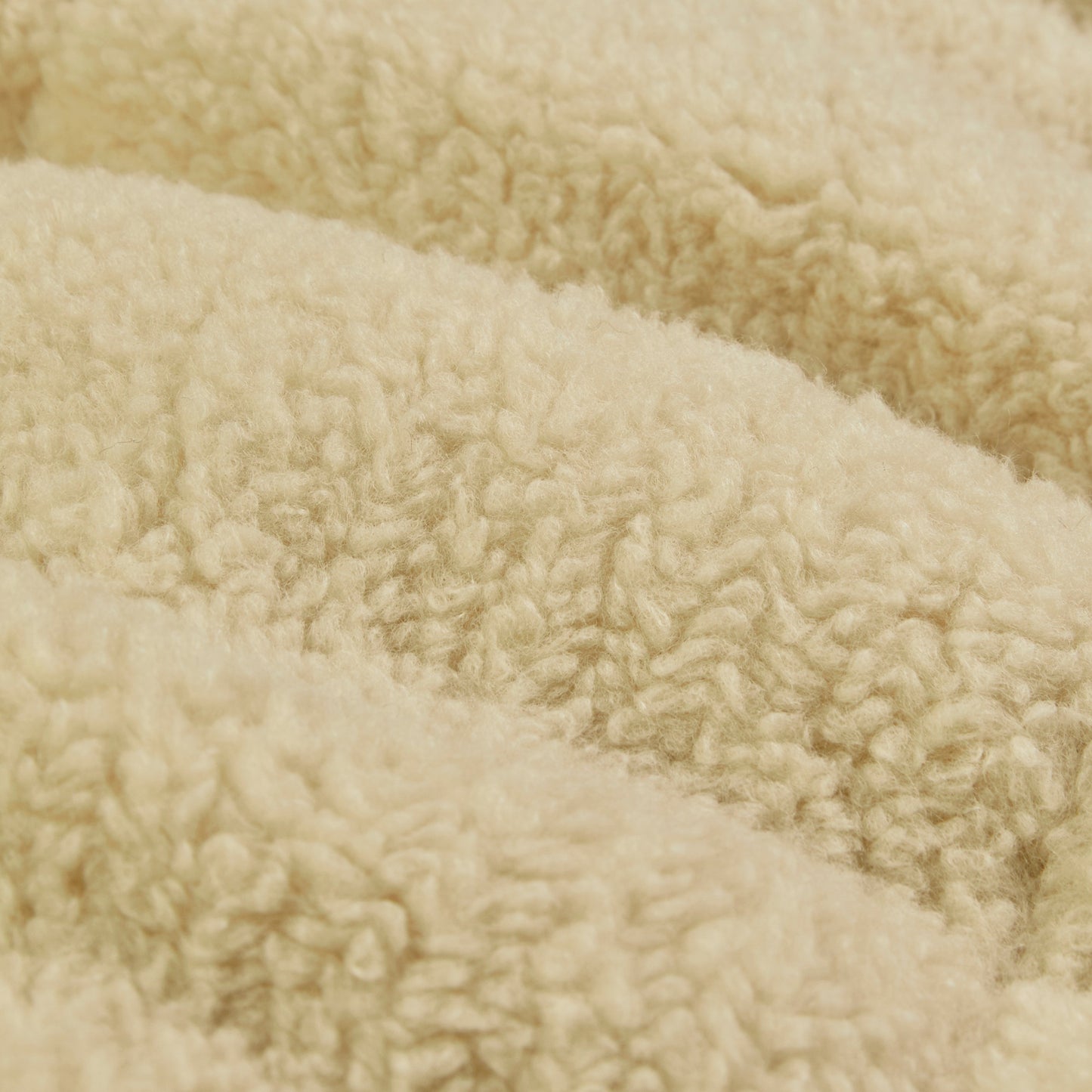 CREAM SHERPA PUFFER JACKET