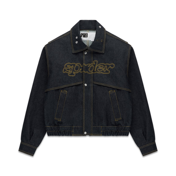 INDIGO PUNK V3 DENIM JACKET | SP5DER | KING SPIDER