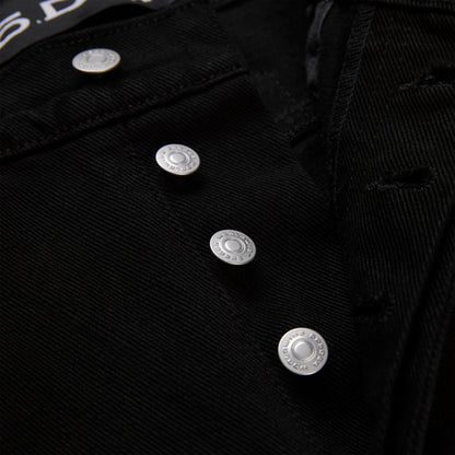 BLACK RIVET DENIM