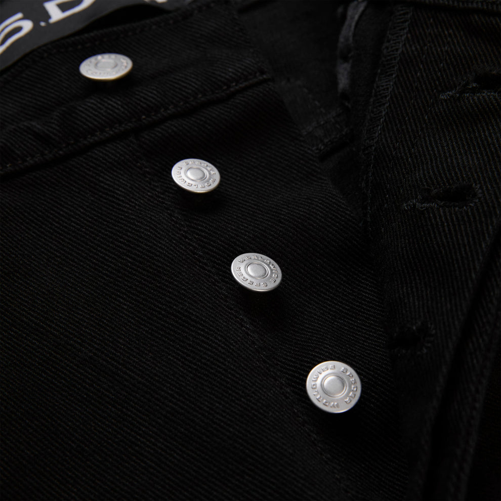 BLACK RIVET DENIM