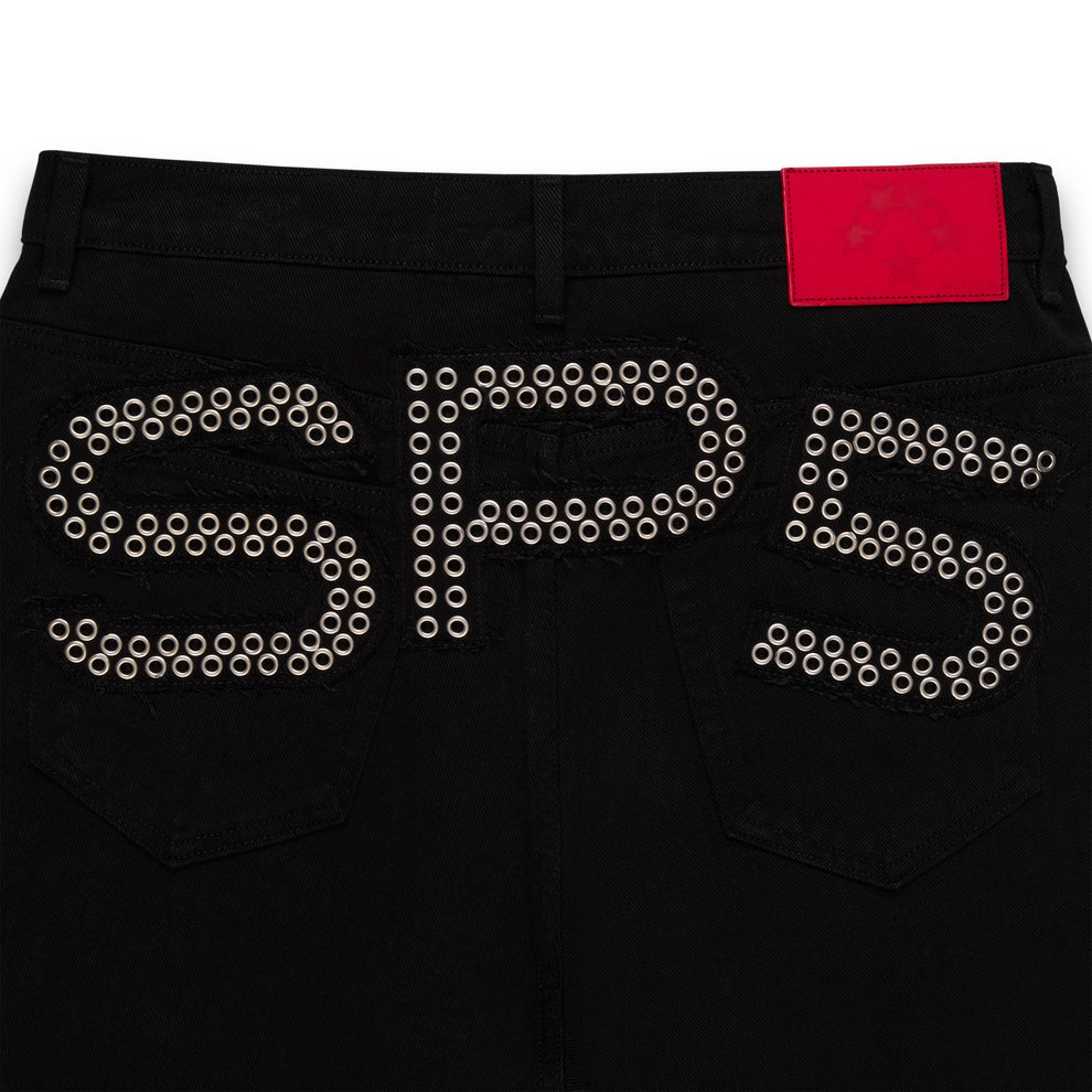 BLACK RIVET DENIM