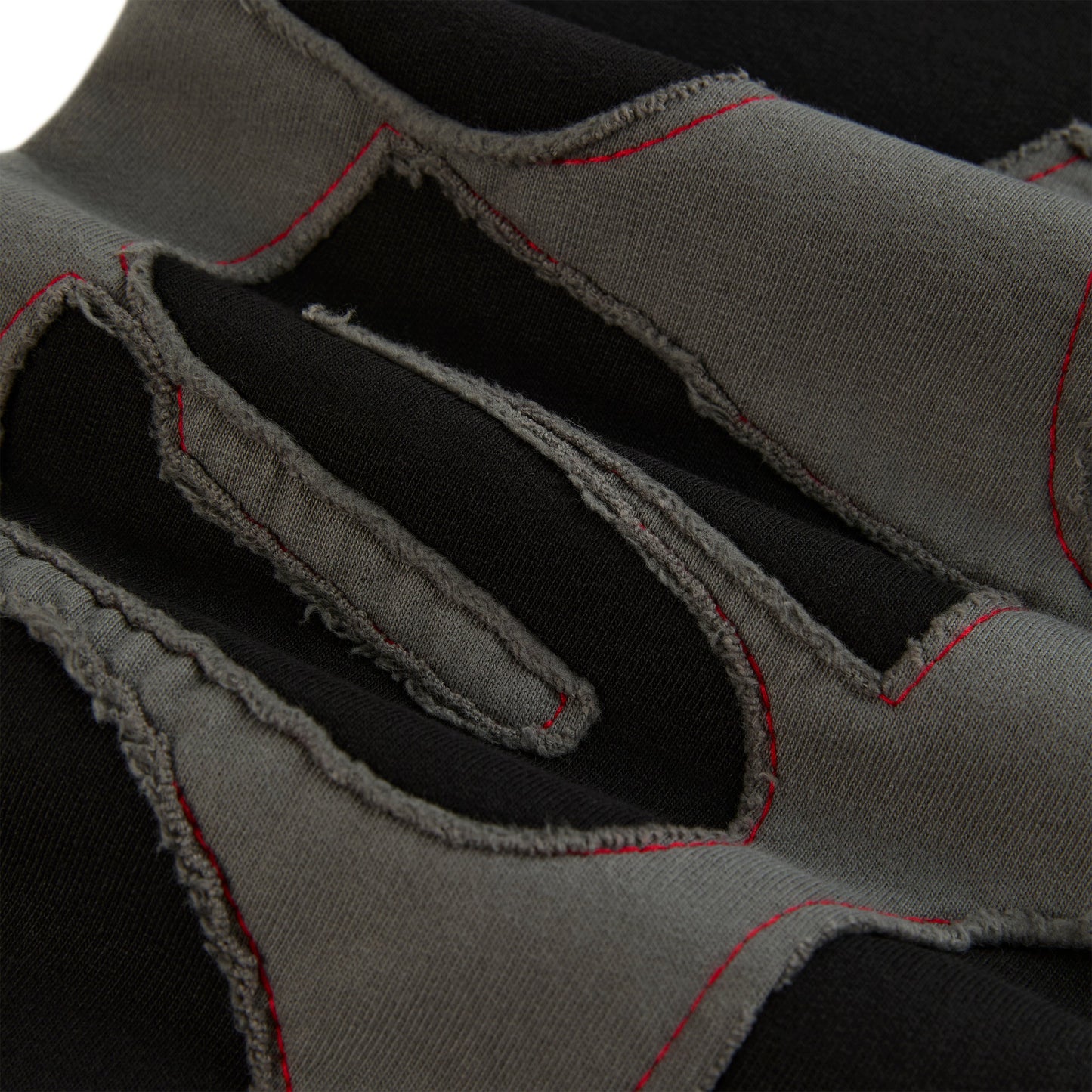 BLACK BIG STAR WIDE LEG SWEATPANT