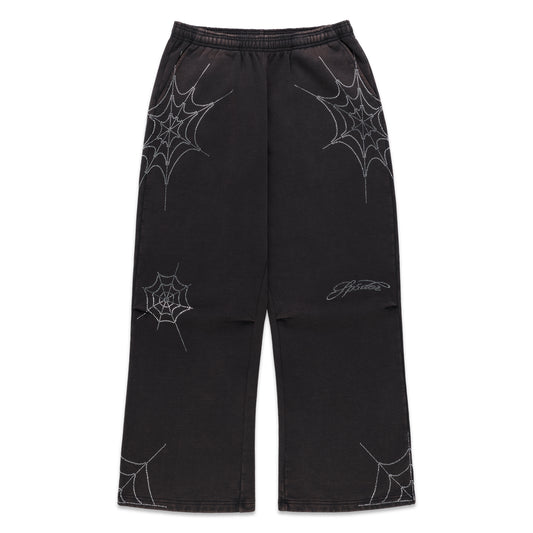 RHINESTONE WEB SWEATPANT