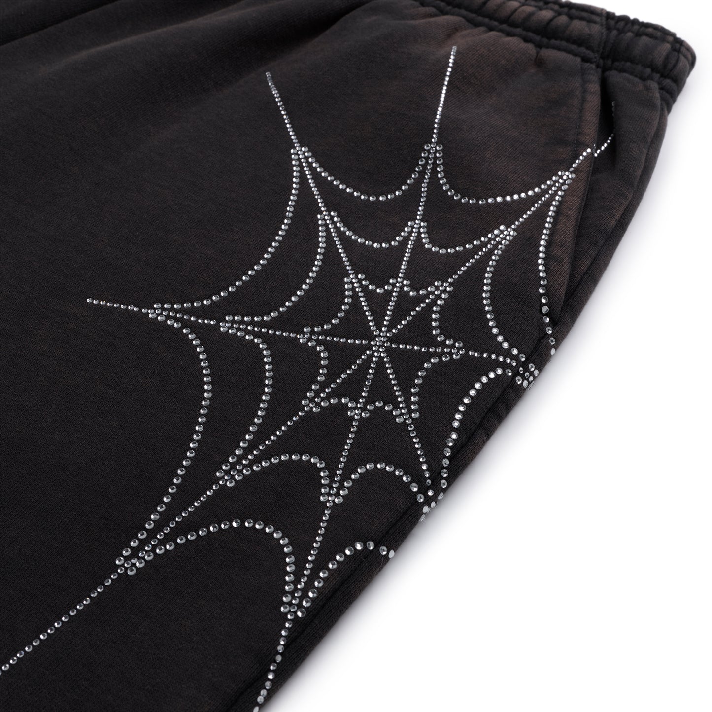 RHINESTONE WEB SWEATPANT