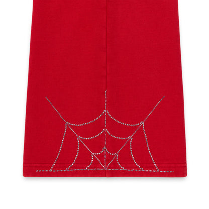 RHINESTONE WEB SWEATPANT