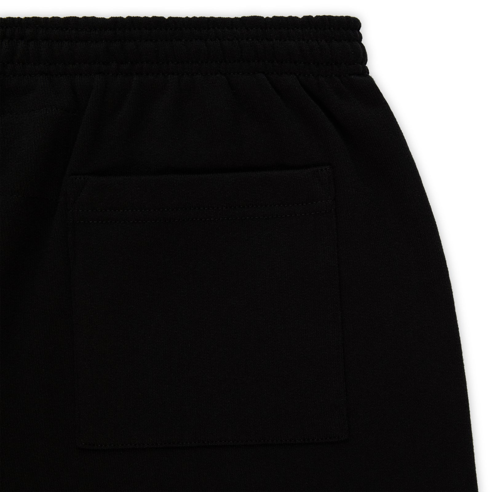 BLACK RHINESTONE SILK SWEATPANT
