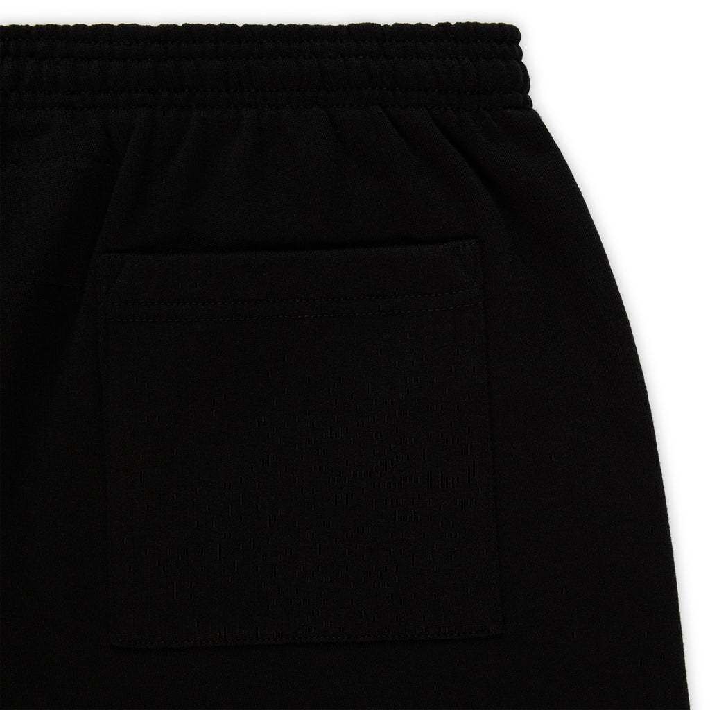 BLACK RHINESTONE SILK SWEATPANT