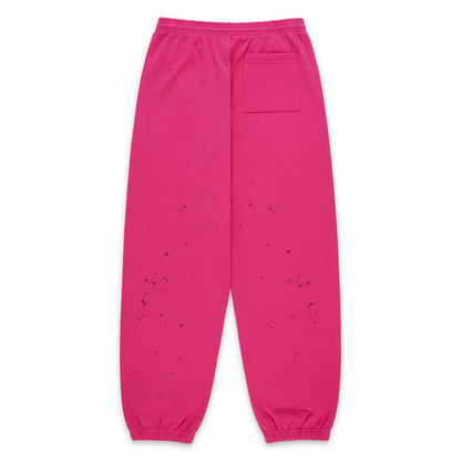 RHINESTONE SILK SWEATPANT