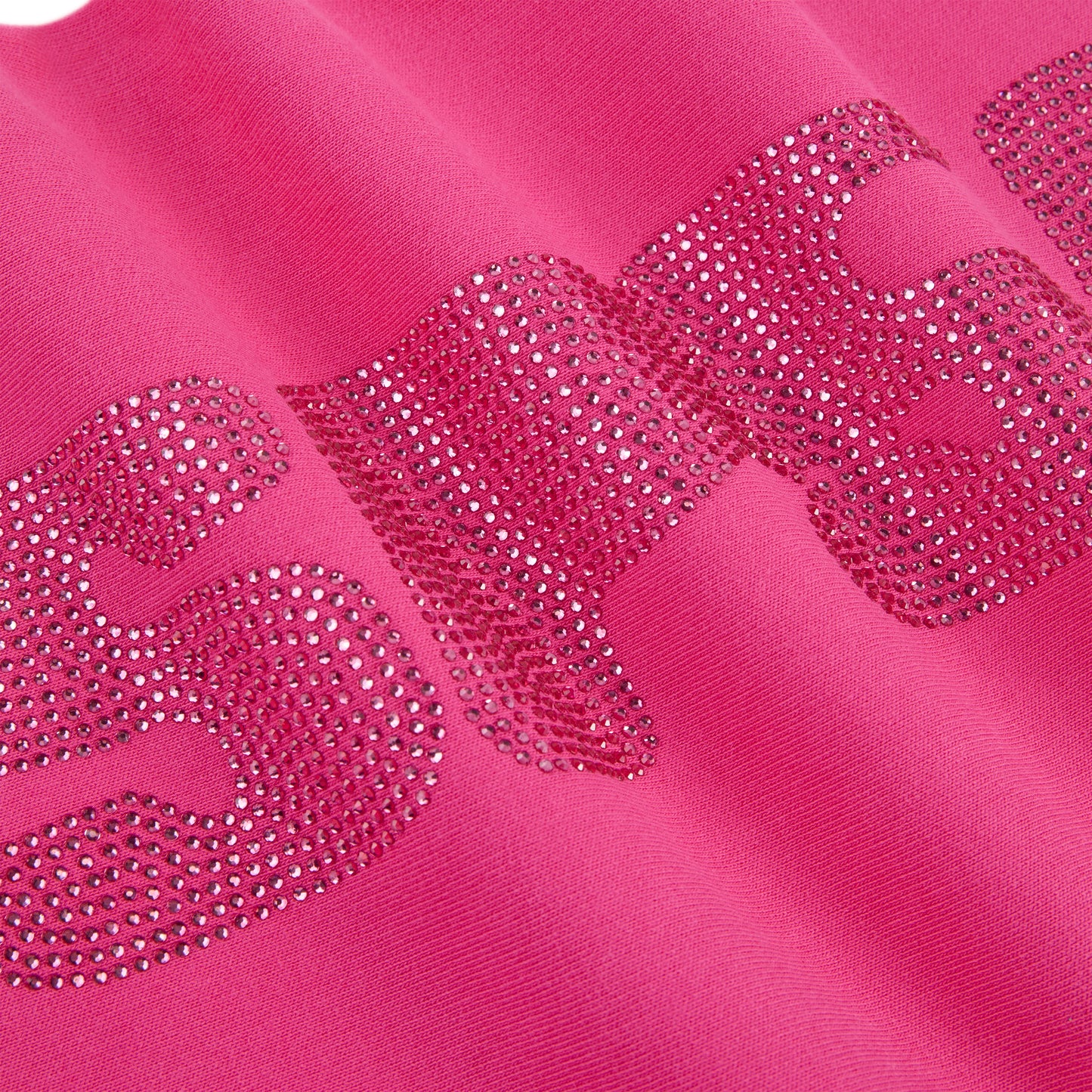 RHINESTONE SILK SWEATPANT