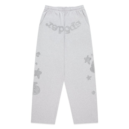 RHINESTONE BELUGA V2 WIDE LEG SWEATPANT