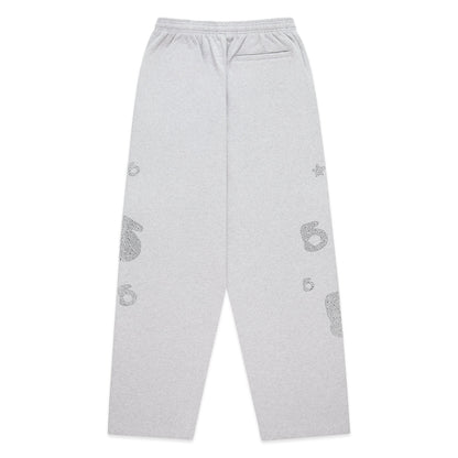 RHINESTONE BELUGA V2 WIDE LEG SWEATPANT