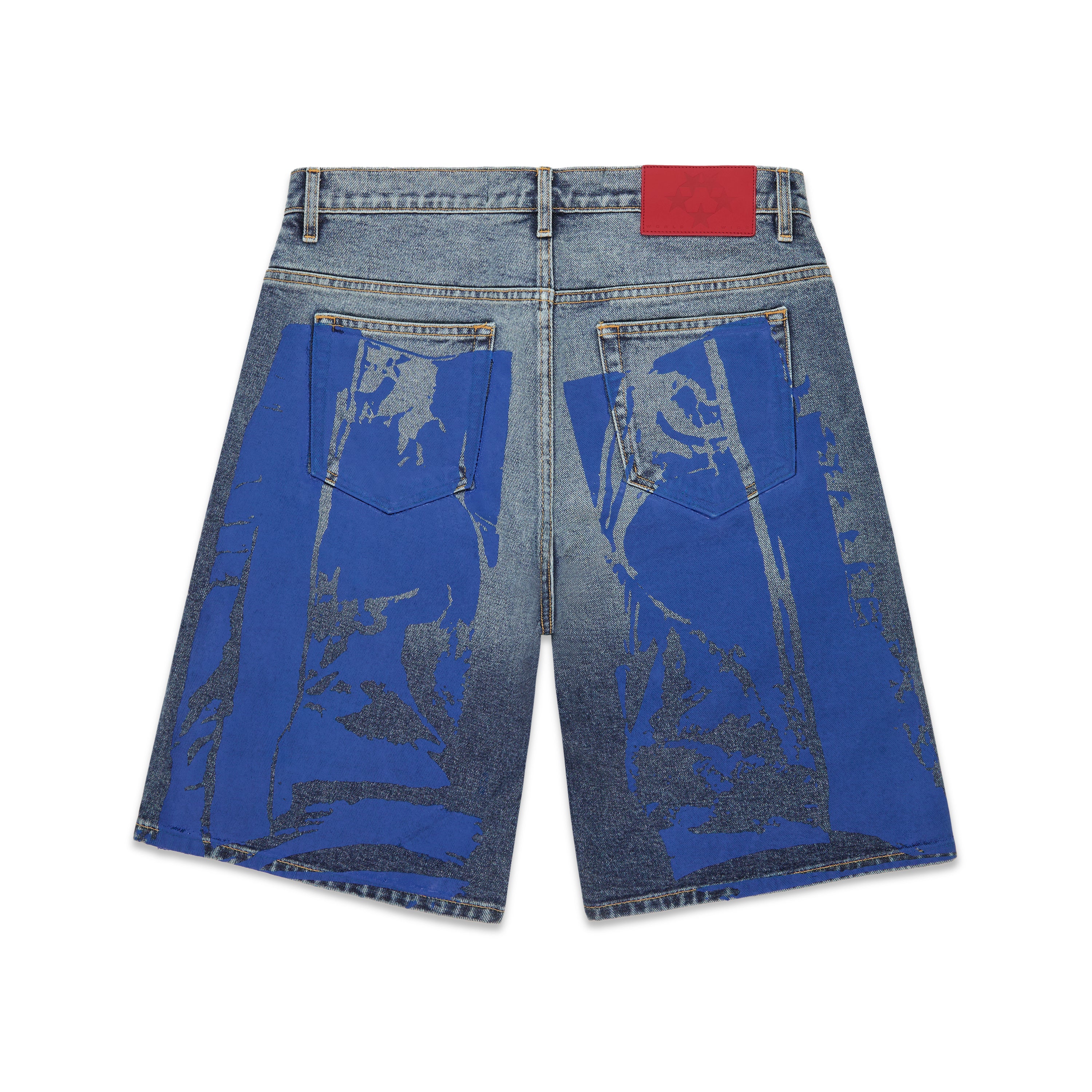 INDIGO MOTO GT DENIM SHORT | SP5DER | KING SPIDER