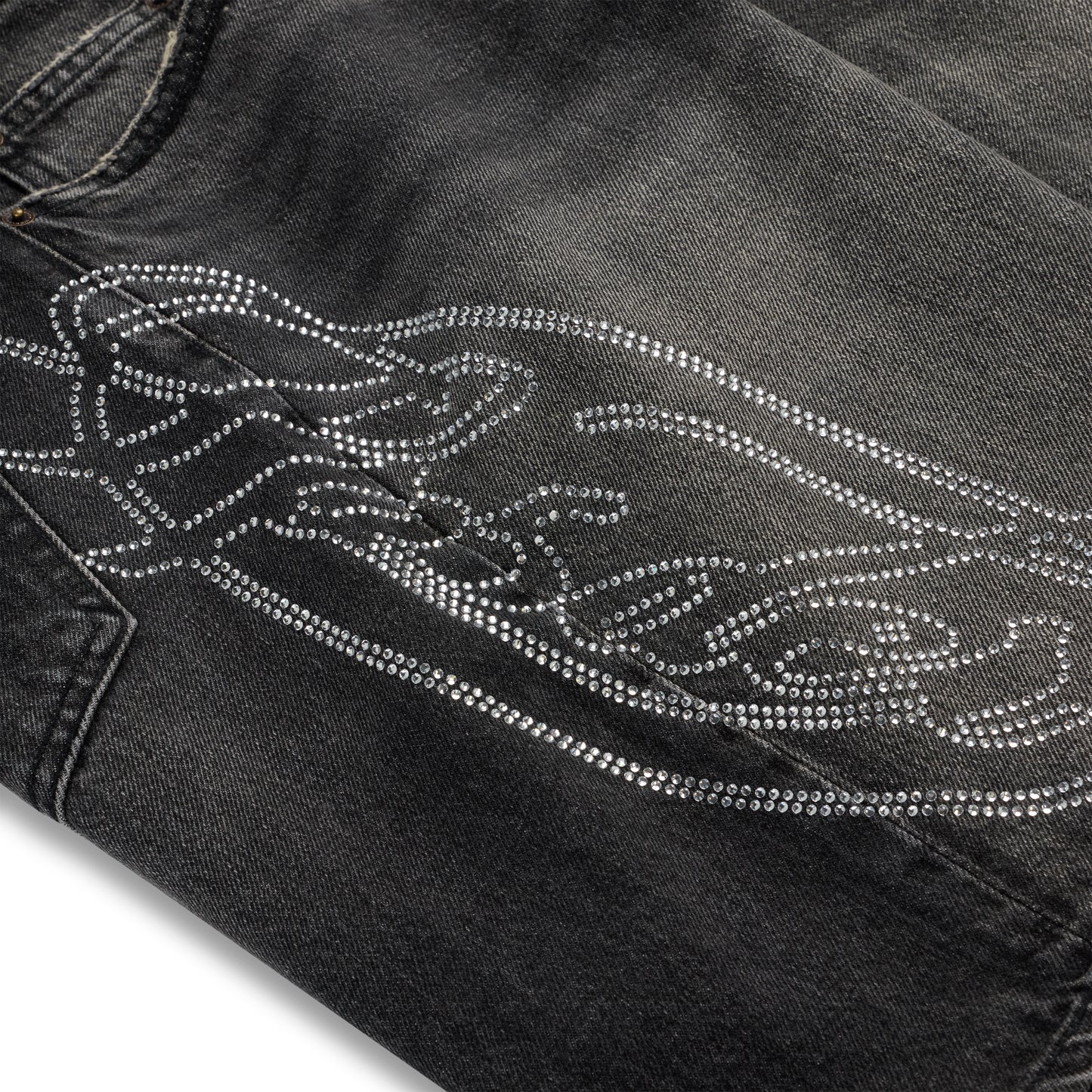 SCRIPT WEB DENIM SHORT