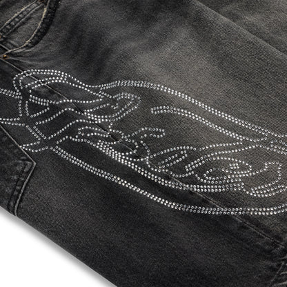 SCRIPT WEB DENIM SHORT