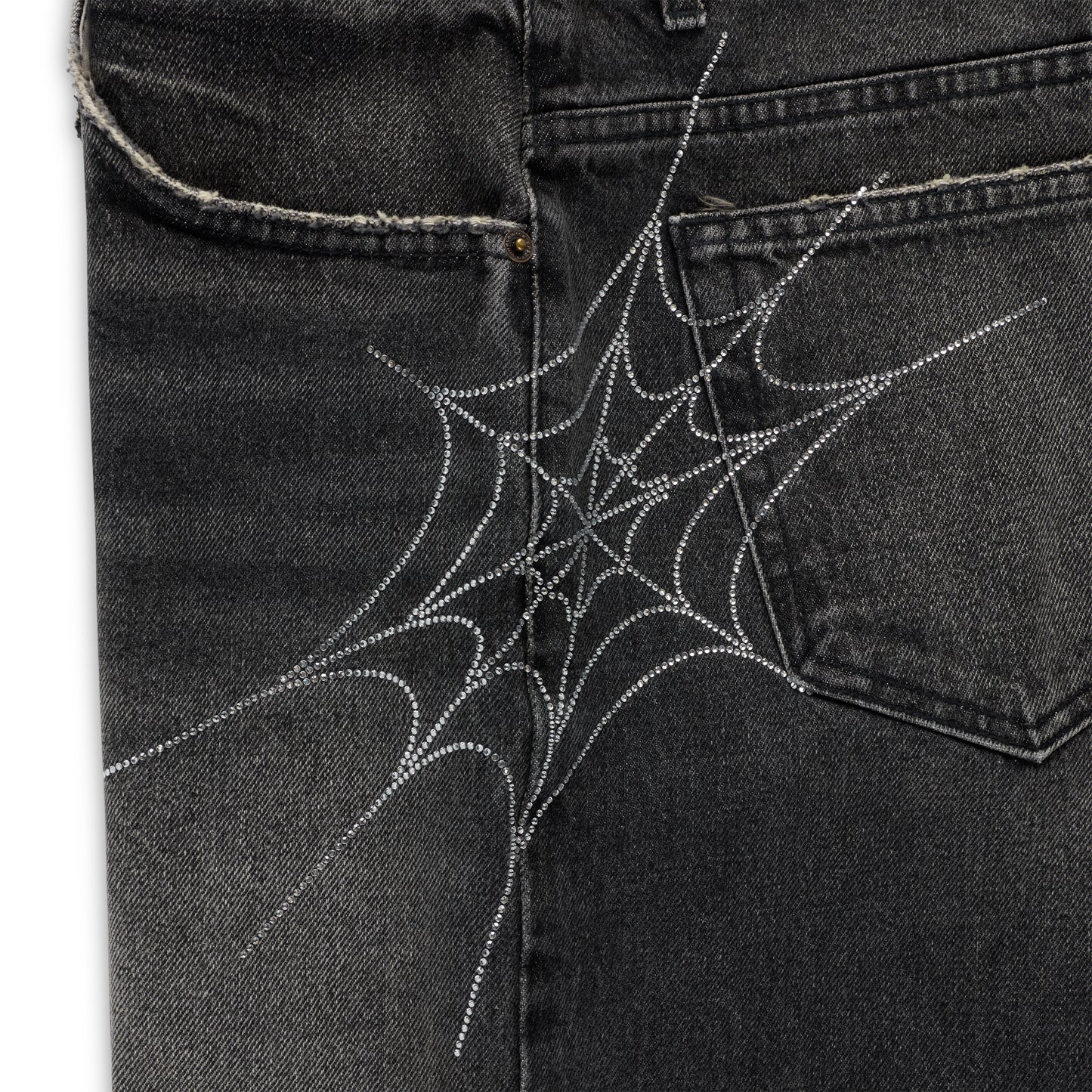 SCRIPT WEB DENIM SHORT