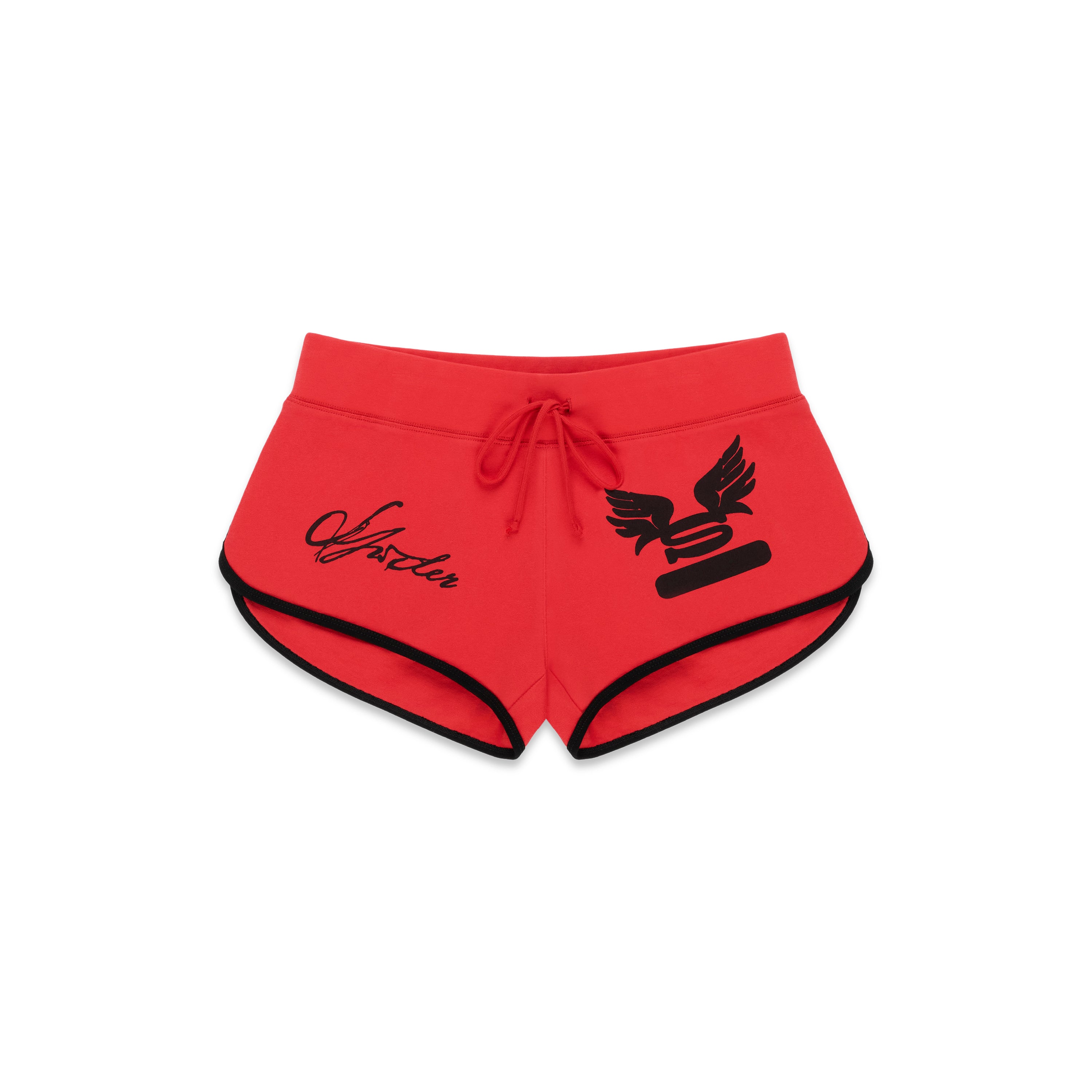 RED SP5WOM TRACK SHORT | SP5DER | KING SPIDER