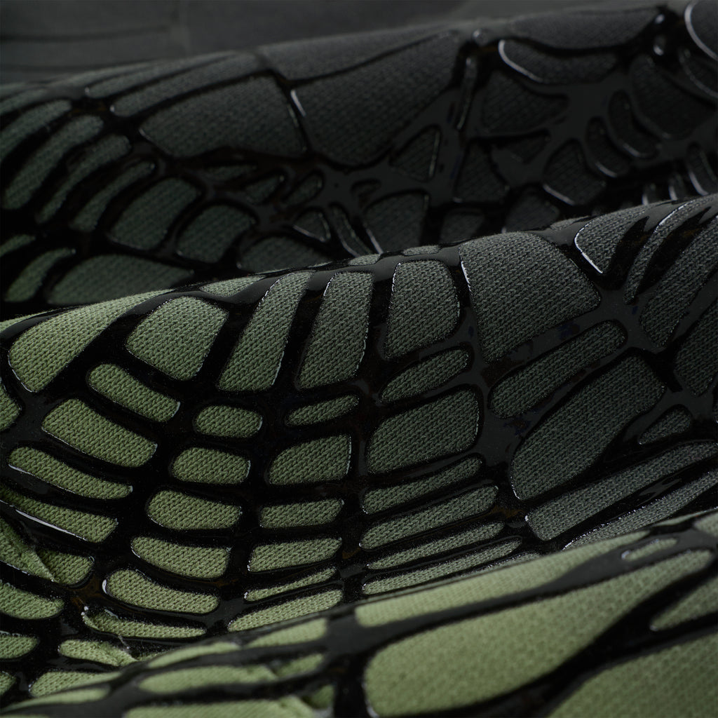 OG WEB Ombre Hoodie, 13oz cotton fleece with black puff print web design.
