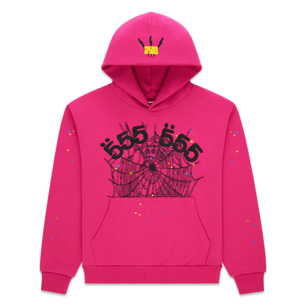 PINK ANGEL NUMBER HOODIE | SP5DER | KING SPIDER