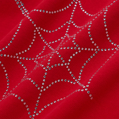 RHINESTONE WEB ZIP HOODIE