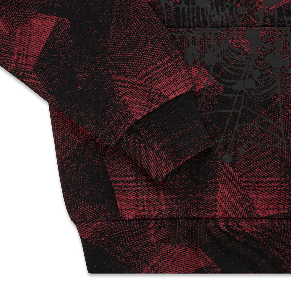 PLAID SPLATT HOODIE