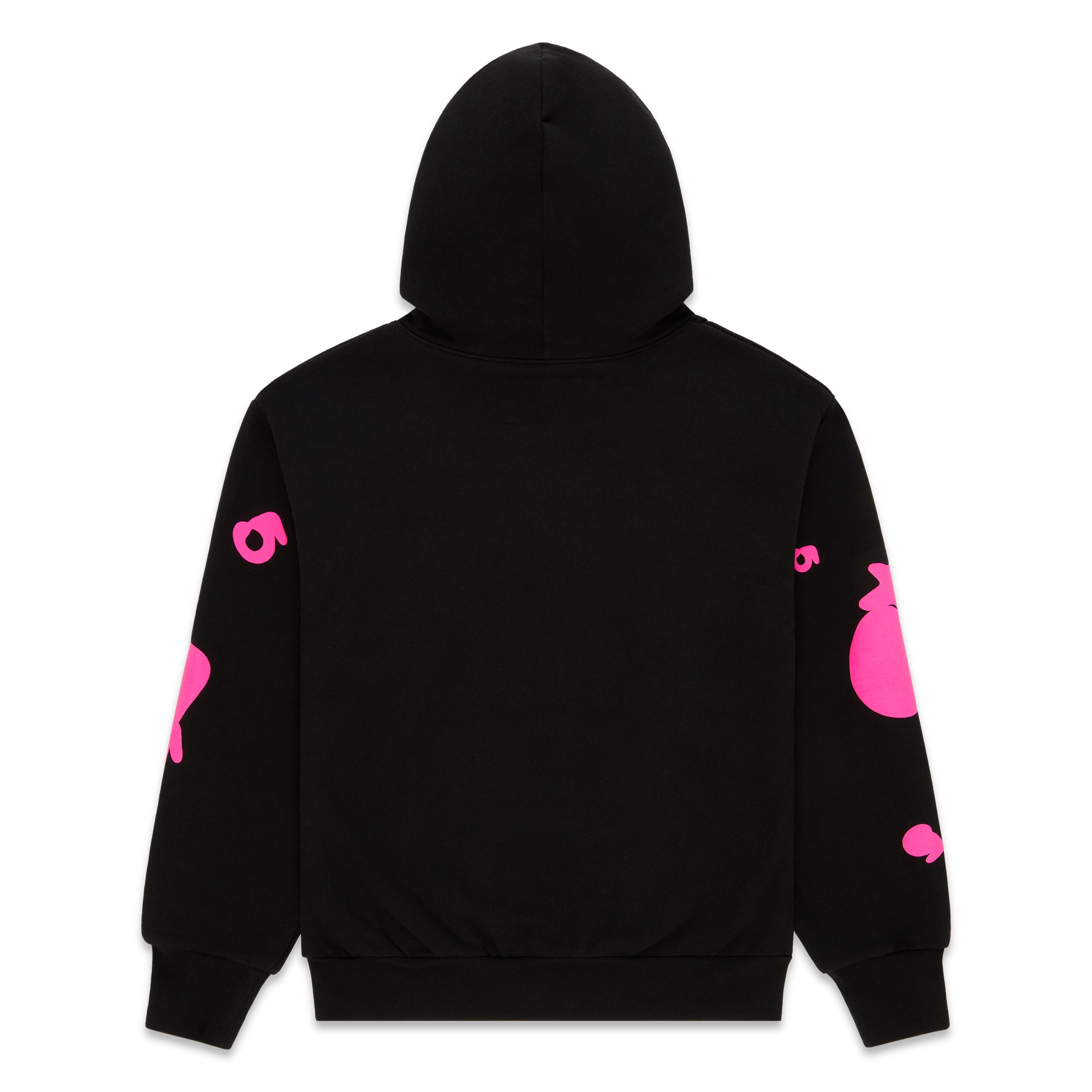 BLACK BELUGA ANGEL NUMBER HOODIE | SP5DER | KING SPIDER