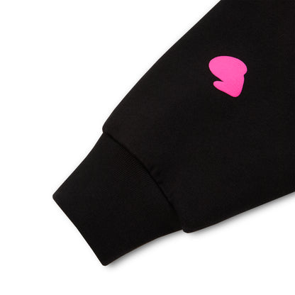 BLACK BELUGA ANGEL NUMBER HOODIE