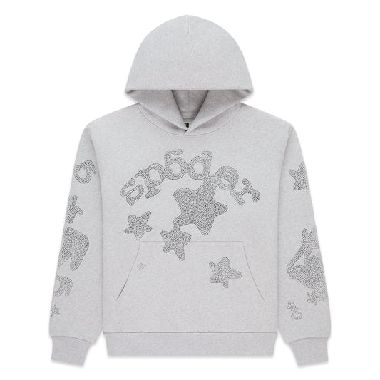 RHINESTONE BELUGA HOODIE