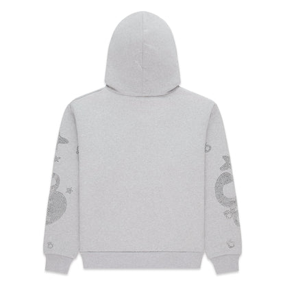 RHINESTONE BELUGA HOODIE