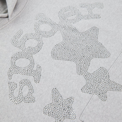 RHINESTONE BELUGA HOODIE
