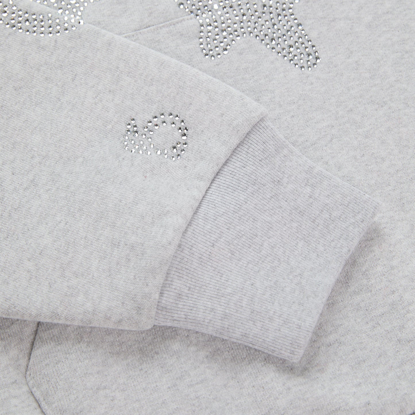 RHINESTONE BELUGA HOODIE