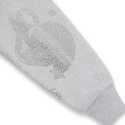 RHINESTONE BELUGA HOODIE