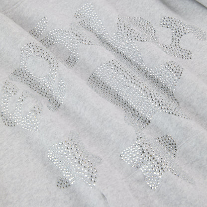 RHINESTONE BELUGA HOODIE