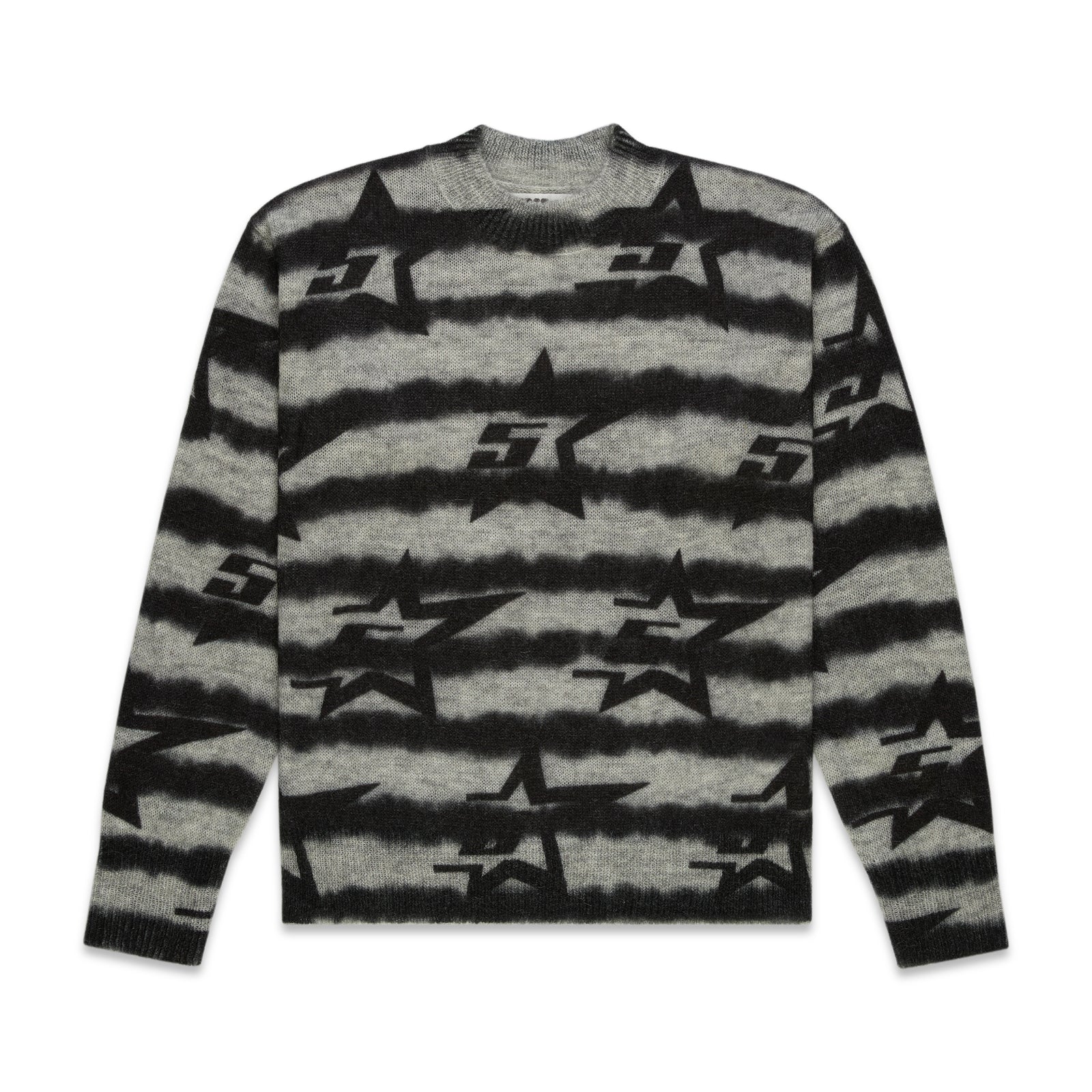 BLACK 5STAR MOHAIR SWEATER