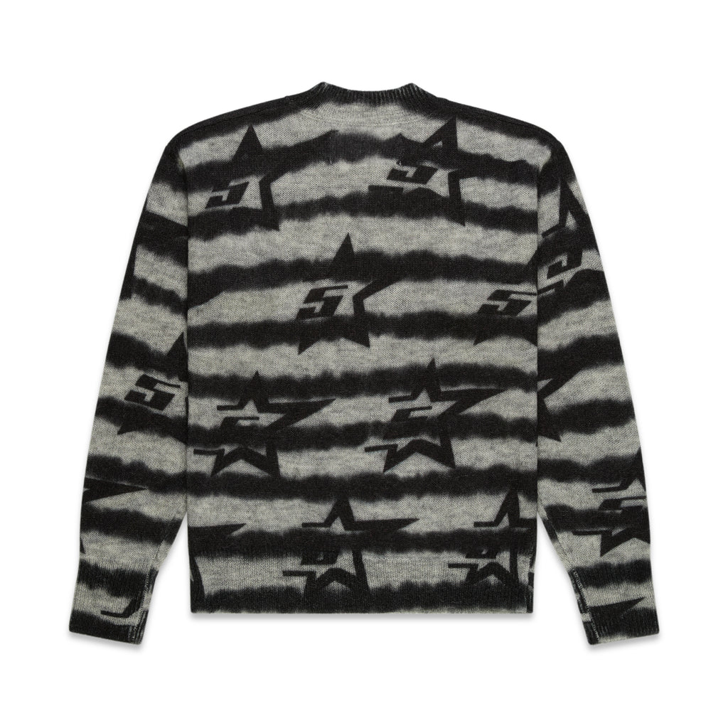 BLACK 5STAR MOHAIR SWEATER