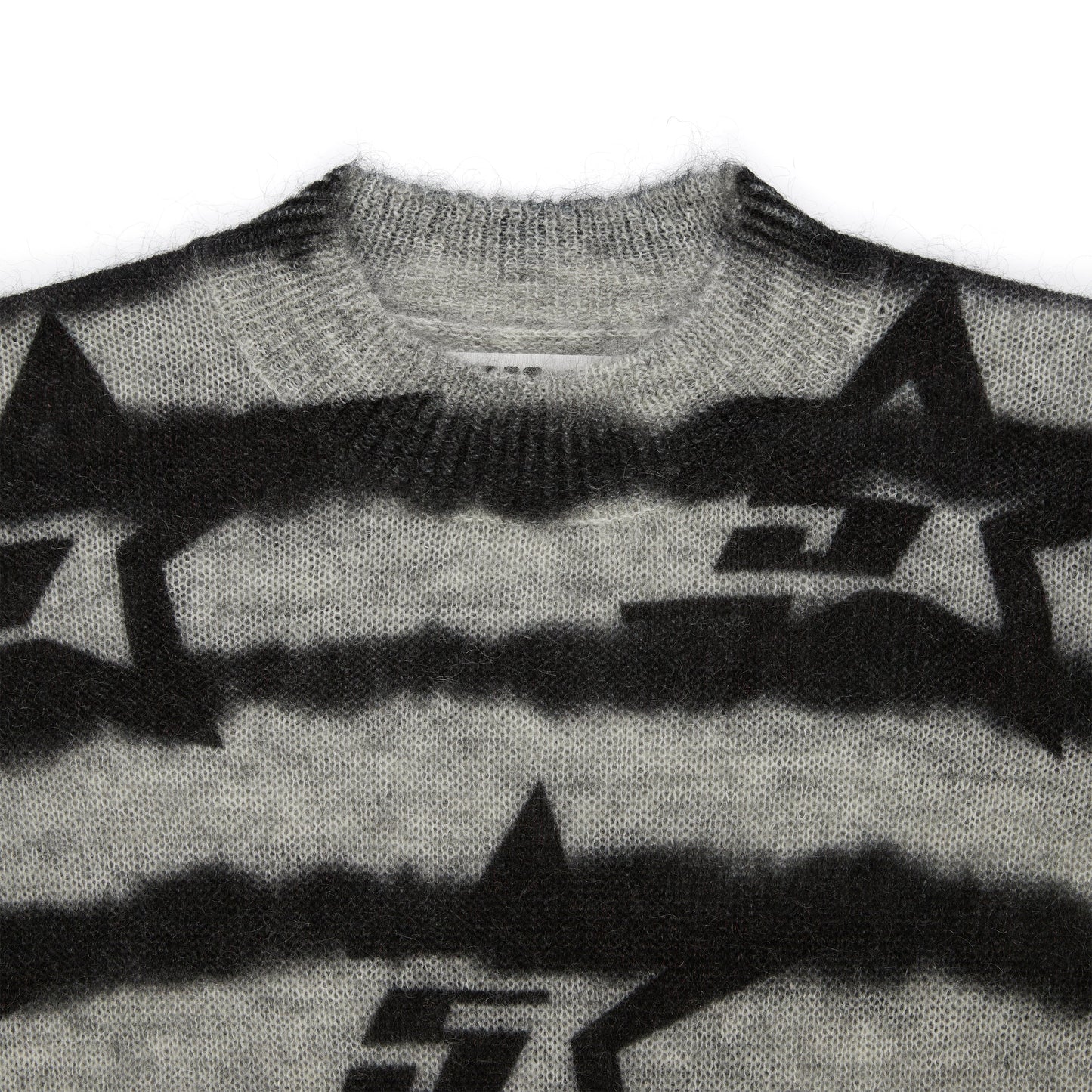 BLACK 5STAR MOHAIR SWEATER