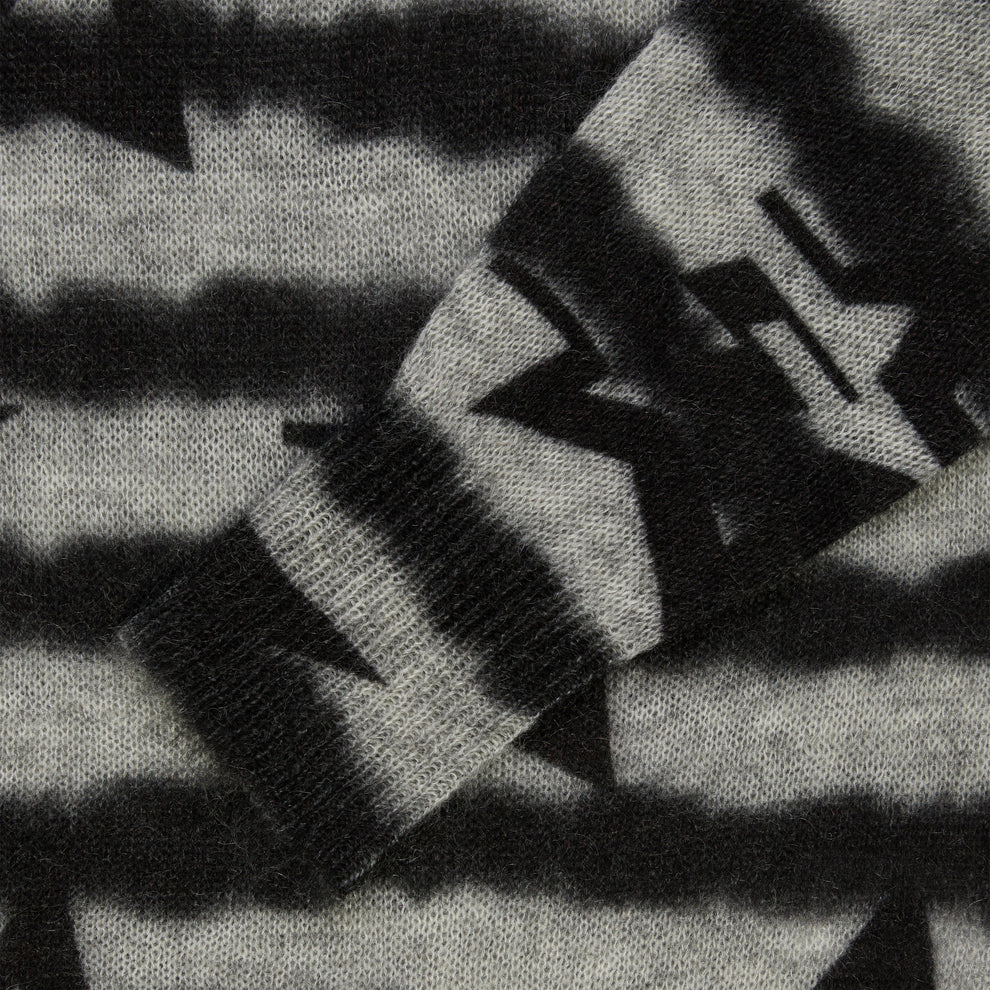 BLACK 5STAR MOHAIR SWEATER