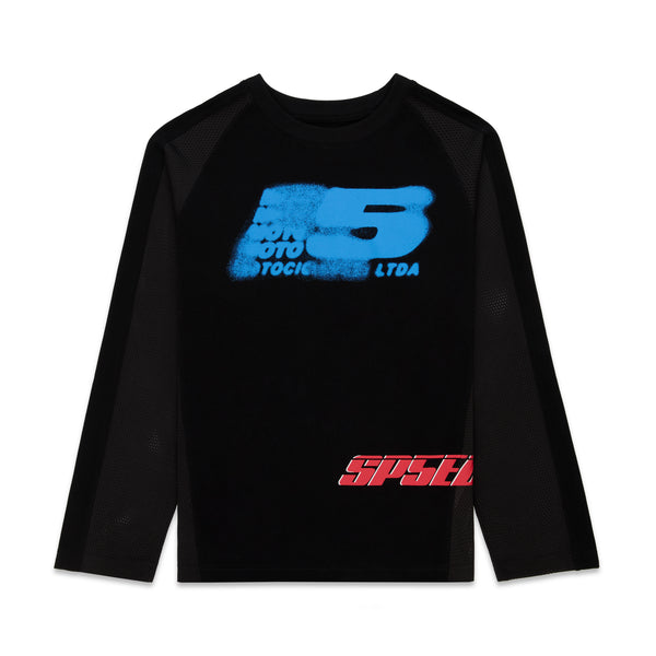 【未使用品】*p(R)ojectR® Spider Net LS Tee XL BLACK 555PEED MESH LONGSLEEVE | SP5DER | KING SPIDER