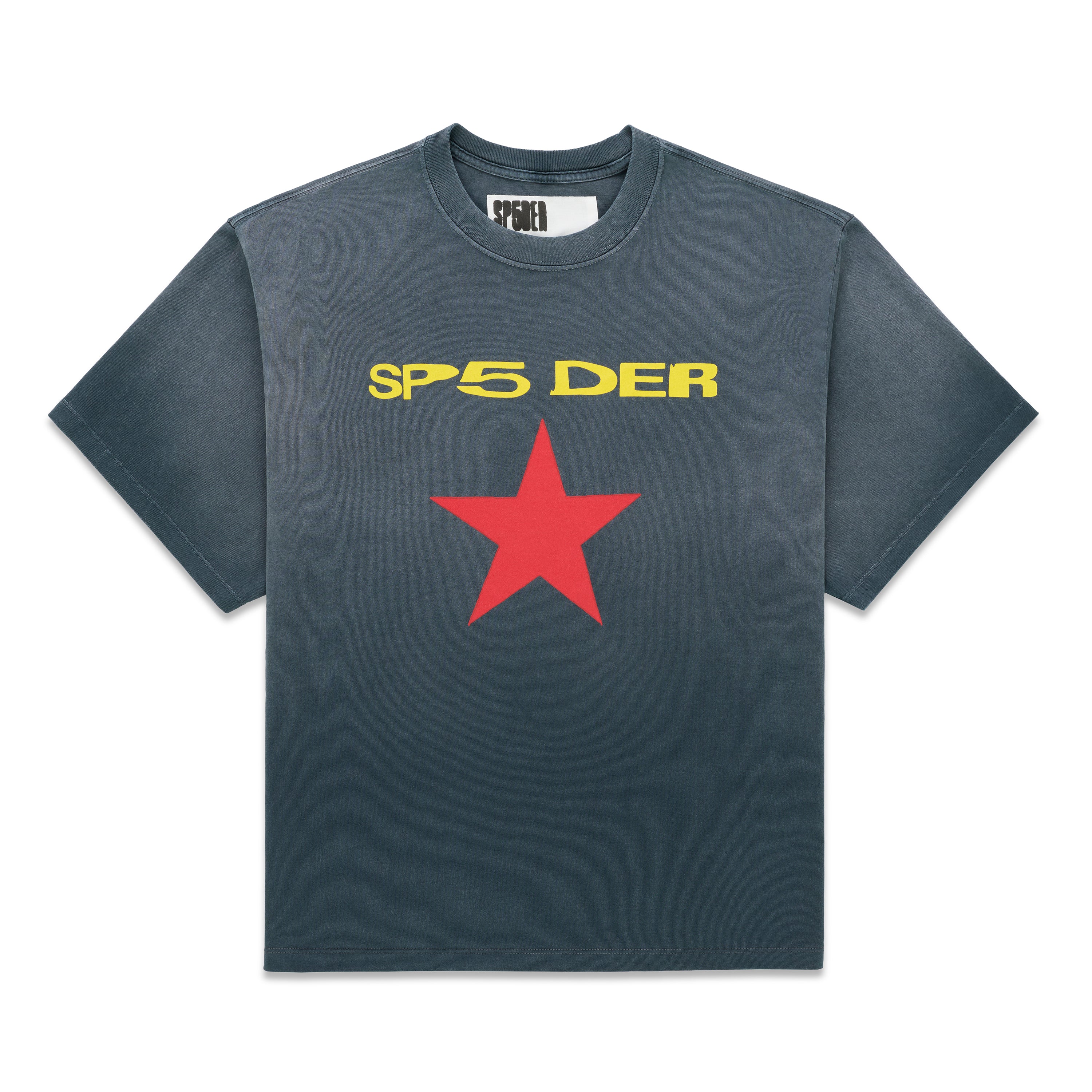BLACK FIVE POINT TEE | SP5DER | KING SPIDER
