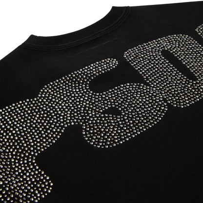 RHINESTONE SILK TEE