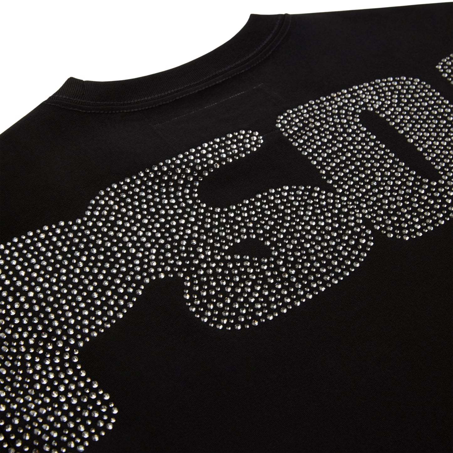 RHINESTONE SILK TEE